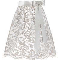 Dirndlschürze floral bestickt mit Perlen (65 cm) ~ L
