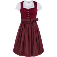 Kinderdirndl TEGERNSEE ~ 116 ~ dunkelrot