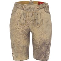 Damen Lederhose kurz hellbraun Cosima 002714 ~ 32