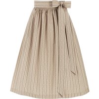 Dirndlschürze mit Rankenmuster (70 cm) ~ L ~ natur