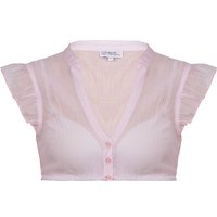 Dirndlbluse WALDBRUNN puderrosa ~ 30