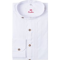 Trachtenhemd extralang weiß Gregor 002821 - slimfit ~ 36