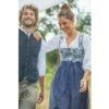 Dirndl STEINFELD (70 cm) marine ~ dunkelblau ~ 42