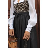Dirndlschürze NIEDERAUDORF (70 cm) ~ XL ~ schwarz