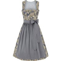 Dirndl in Leinenoptik (70 cm) ~ 32 ~ oliv