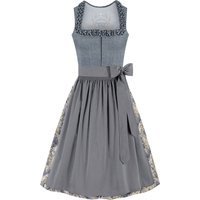 Dirndl TAMARA (70 cm) ~ 32 ~ blaugrau