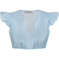 Dirndlbluse DIANA ~ hellblau ~ 30