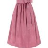 Dirndlschürze mit Leinen (90 cm) ~ beere ~ L
