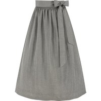 Dirndlschürze mit Leinen (90 cm) ~ S ~ grau
