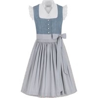 Kinderdirndl ROMINA ~ 116 ~ blaugrau