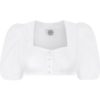 Dirndlbluse SAMIRA ~ 32 ~ weiß