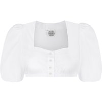 Dirndlbluse SAMIRA ~ 32 ~ weiß