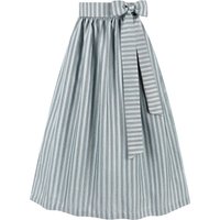 Dirndlschürze MARTA (90 cm) ~ S ~ blaugrau