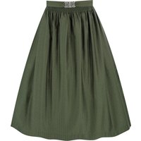 Dirndlschürze dezent gemustert (70 cm) ~ L ~ dunkelgrün