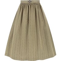 Dirndlschürze mit Schmuck-Schließe (70 cm) ~ L ~ salbei