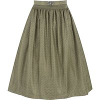 Dirndlschürze mit Schmuck-Schließe (70 cm) ~ L ~ oliv
