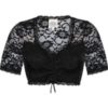 Dirndlbluse LINA ~ schwarz ~ 3XL