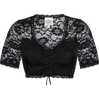 Dirndlbluse LINA ~ schwarz ~ 3XL