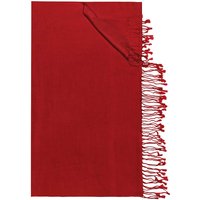 Trachtentuch 70 x 200 cm rot mit Fransen 002958