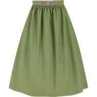 Dirndlschürze dezent gemustert (70 cm) ~ L ~ oliv