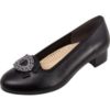 Pumps mit Brosche ~ schwarz ~ 37
