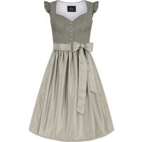 Dirndl HELLIA mit Leinen (70 cm) ~ 38 ~ salbei