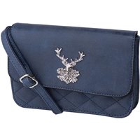Trachtentasche Hirsch mit Steppung 003029 ~ blau