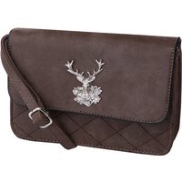 Trachtentasche Hirsch mit Steppung 003029 ~ braun