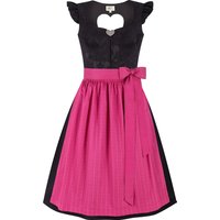 Dirndl RESI (65 cm) mit abnehmbaren Flügelärmeln ~ 32 ~ schwarz