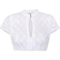 Dirndlbluse AUGENSTERN ~ weiß ~ 38