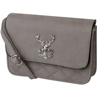 Trachtentasche Hirsch mit Steppung 003029 ~ grau