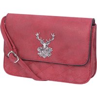 Trachtentasche Hirsch mit Steppung 003029 ~ rot