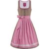 Mini Dirndl 60cm taupe rosa Elinore 004126 ~ 36
