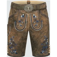 Lederhose Azzuro mit Gürtel