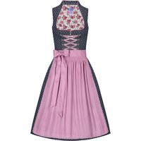 Mini Dirndl 60cm anthrazit altrosa Nicol 004679 ~ 32