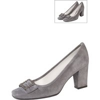 Pumps grau mit Schnalle 005401 ~ 36