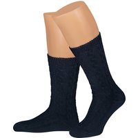 Trachtensocken kurz dunkelblau Merinowolle 005530 ~ 38-39