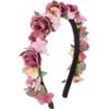 Haarreif mit Rosen ~ altrosa