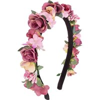 Haarreif mit Rosen ~ altrosa