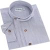 Kinder Trachtenhemd langarm blau gestreift 006407 ~ 104