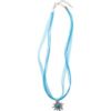 Collier mit Edelweissanhänger 000157 ~ türkis