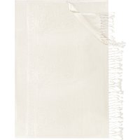 Trachtentuch 70x200 cm verschiedenfarbig mit Fransen 007813 ~ creme