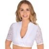 Dirndlbluse weiß Melina 008404 ~ 30
