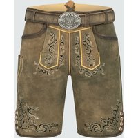 Lederhose Ismael mit Gürtel
