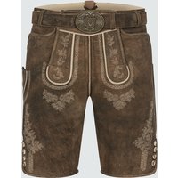 Lederhose Quan mit Gürtel
