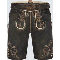 Lederhose Nero mit Gürtel