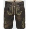 Lederhose Milian mit Gürtel