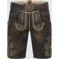 Lederhose Milian mit Gürtel