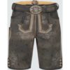 Lederhose Udo mit Gürtel