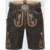 Lederhose Orlando mit Gürtel